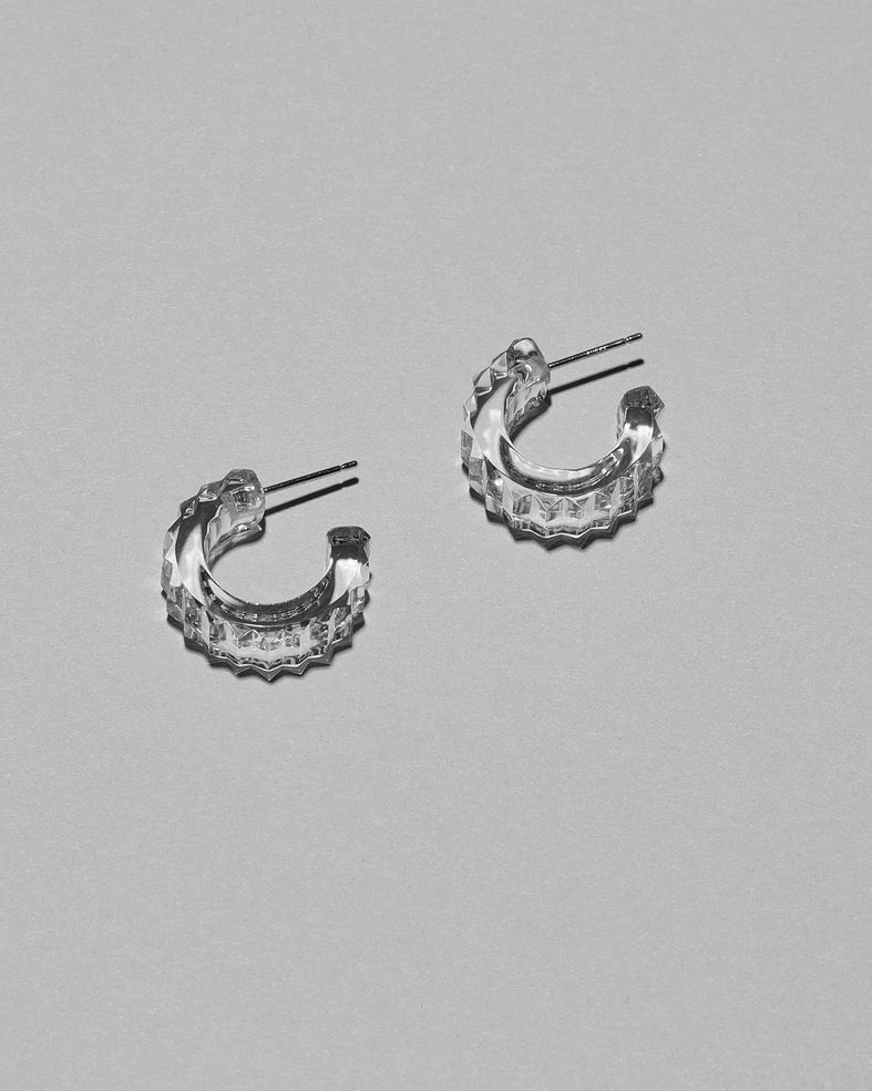 KIRIKO Earrings Stripe Clear